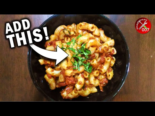 The Secret to a Delicious & Healthy Corned Beef Macaroni Meal w/ Basil