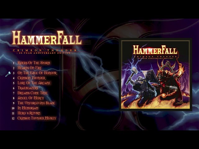 HAMMERFALL - Crimson Thunder 20-year anniversary edition (Full Album)
