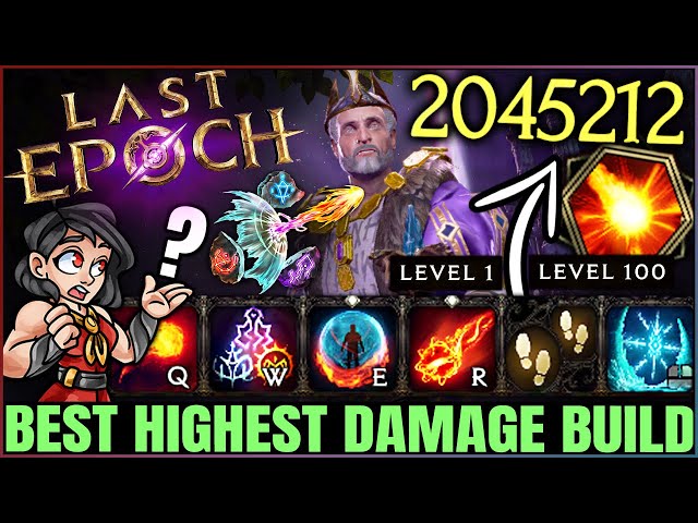 Last Epoch - New Best 1 SHOT Runemaster Mage Build - OP Fireball Combo Easy Leveling Early Endgame!