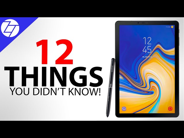 NEW Samsung Galaxy Tab S4 - 12 Things You Didn't Know!