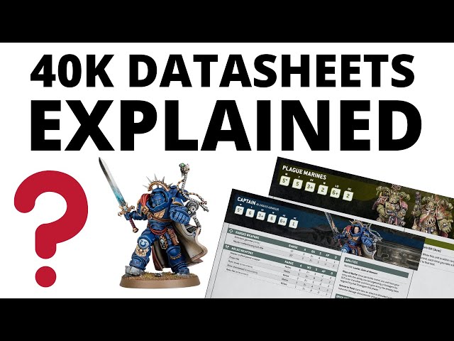 Datasheets and Unit Rules EXPLAINED in Warhammer 40K - How to Play Warhammer 40K 10th Edition Part 8