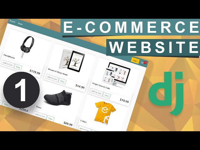 Django Ecommerce Website | Setup & Templates | Part 1