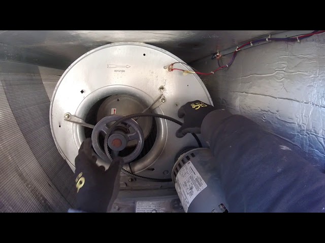 HVAC: How To Remove and Replace a FAN BELT For a HVAC Unit/Furnace/AC/Exhaust