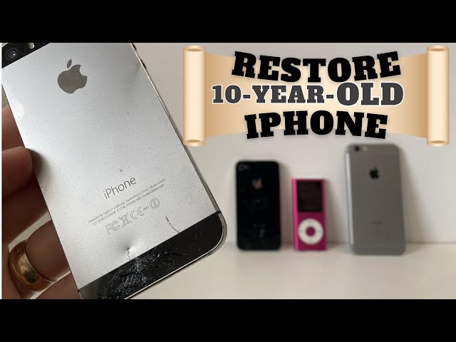 I Restored an iPhone 5s in 2024 for collection with zero costs
