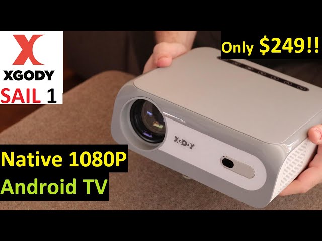 $250 XGODY Sail 1 Projector - True Android TV - Native 1080P - Netflix + Disney Plus Compatible
