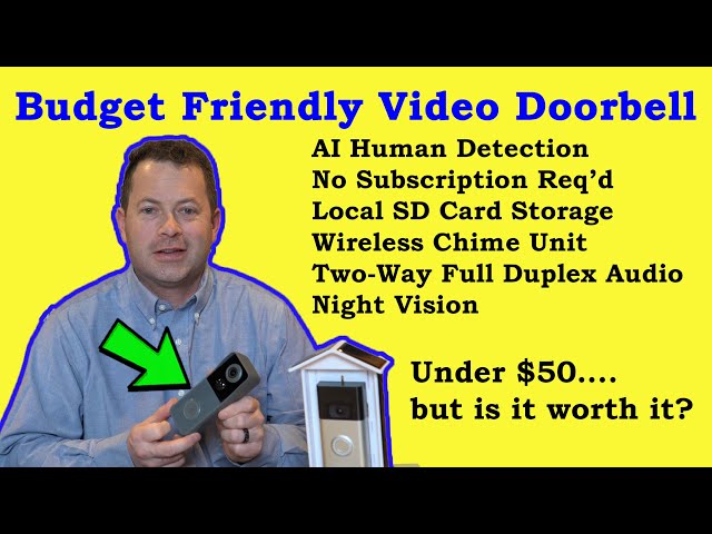 ✅Budget Video Smart Doorbell - Affordable Competitor to Ring, Nest - Is It Worth It? No Subscription