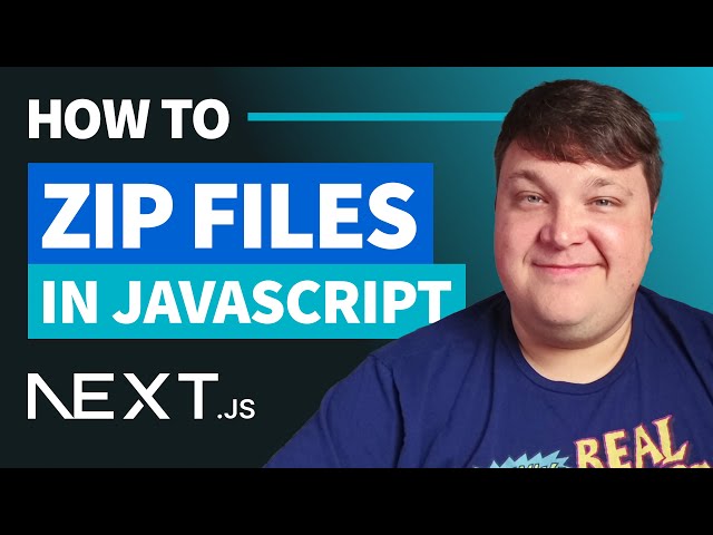 Add Files to a Zip in JavaScript with JSZip & Next.js 13