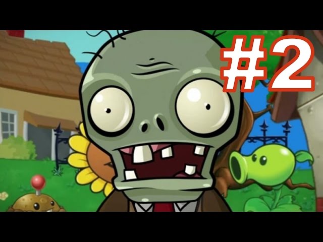 Plants vs Zombies - Прохождение с Андромаликом - 1. Глава День, часть 2 (Стим)