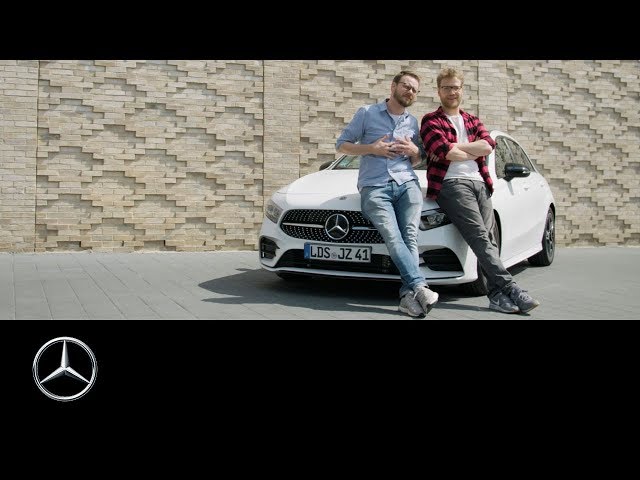 Die neue Mercedes-Benz A-Klasse. So wie Nils und Etienne