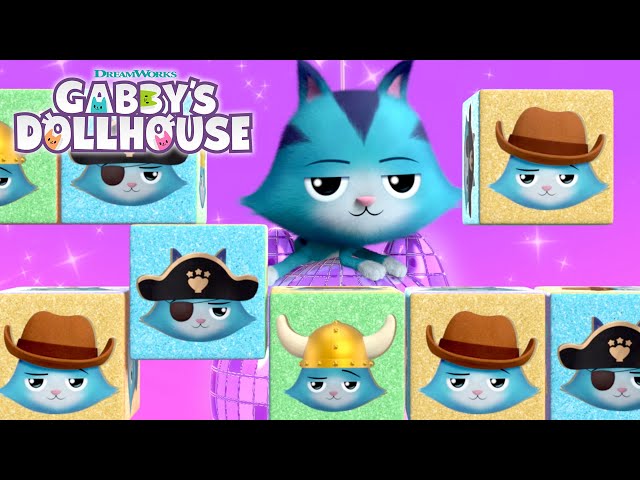 Let's Play the Silly Song Game! Make New Songs with Kitty Cubes! | GABBY'S DOLLHOUSE | Netflix