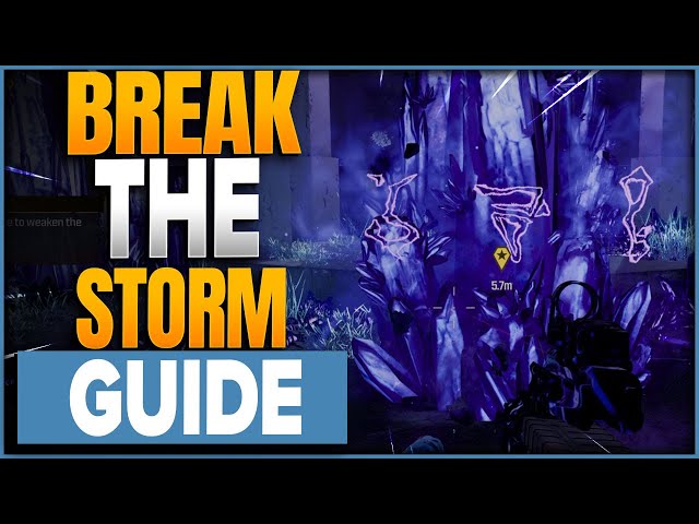COD MWZ Break The Storm Guide - Complete The Sequence To Weaken The Crystal