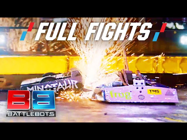 Sparks Fly As Two Iconic Bots Go Head To Head | Season 4 Episode 12 (Part 1) | BATTLEBOTS