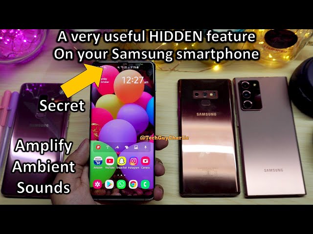 A useful HIDDEN feature on your Samsung phone (Amplify Ambient Sounds)