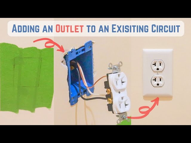Adding an Outlet to an Existing Circuit | Old Construction Outlet Installation