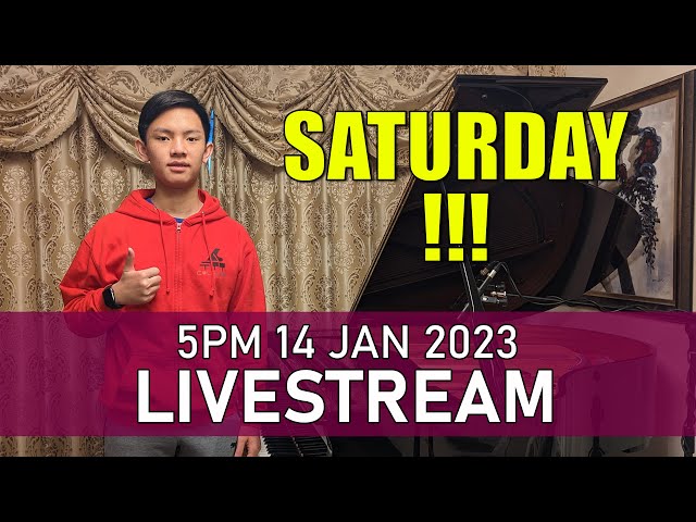 SATURDAY Piano Livestream 5PM !!! IT'S SATURDAY!!! | Cole Lam