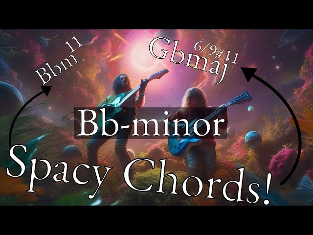 Epic Space Rock Backing Track in Bb-minor