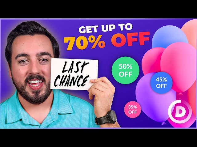 😱 Last Chance! The Divi Anniversary Sale Ends Today