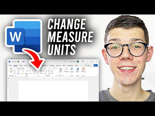 How To Change Ruler Measurement Unit Size in Word - Full Guide