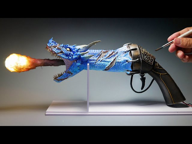 How to make a Zombie Dragon Flame Pistol Diorama