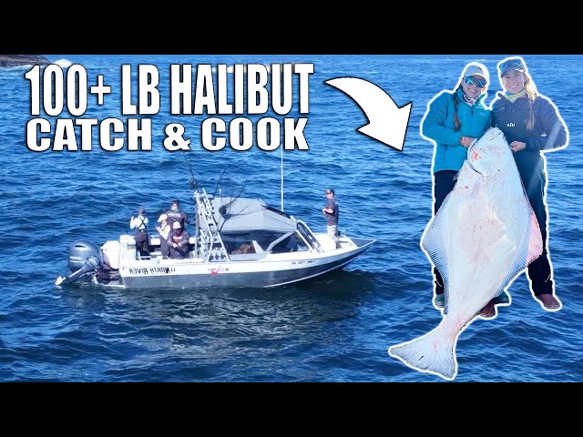Fishing for 100+ lb Halibut in Washington State | Catch and Cook