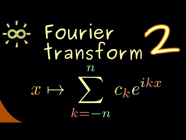 Fourier Transform 2 | Trigonometric Polynomials [dark version]