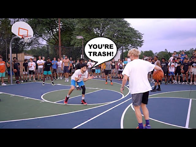 Trash Talker CLAPS In My Face Then Gets EXPOSED! 5v5 Basketball At The Park!