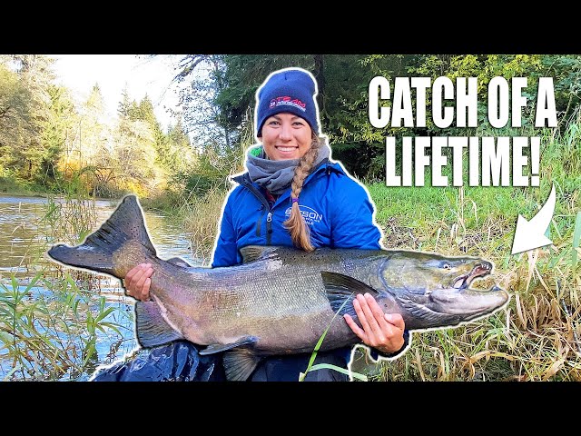 A Fisherman's Dream Catch!? KING SALMON Fishing on the RIVER!