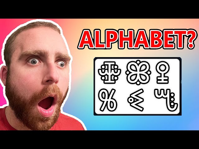 What is the CRAZIEST Alphabet in the Universe?