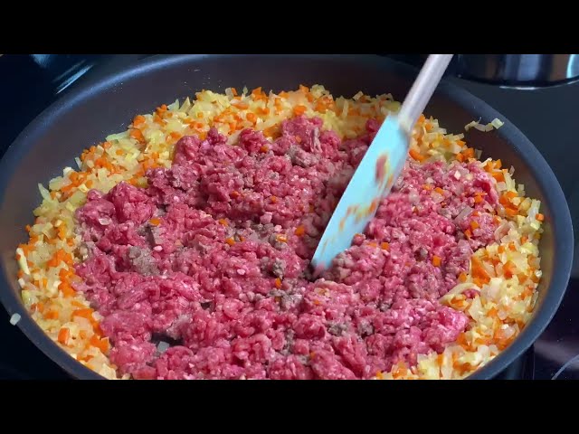 Do you have ground beef and pasta? 🤤 Quick, easy and very tasty recipe for every day!