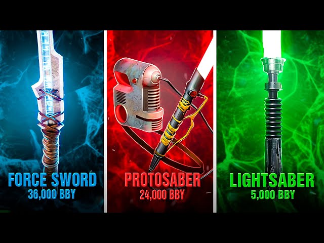The 36,000 Year History Of The Lightsaber!
