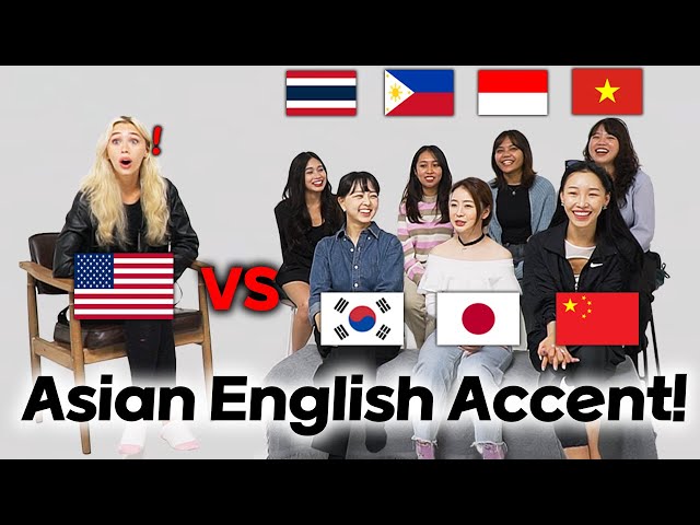 American was shocked by Asians' English Differences!!