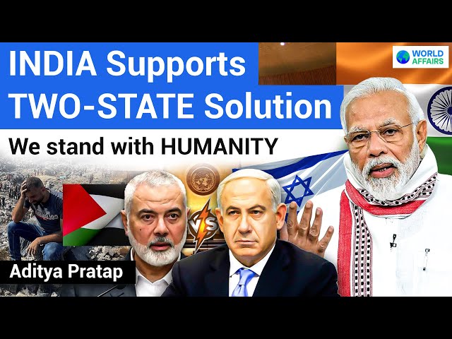 INDIA's Stand on Israel-Palestine Conflict | World Affairs
