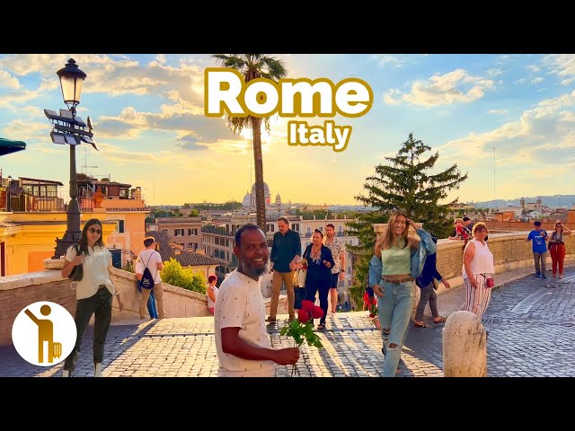 Rome, Italy 🇮🇹 - An Evening Stroll Through The Eternal City - 4K-HDR 60fps Walking Tour
