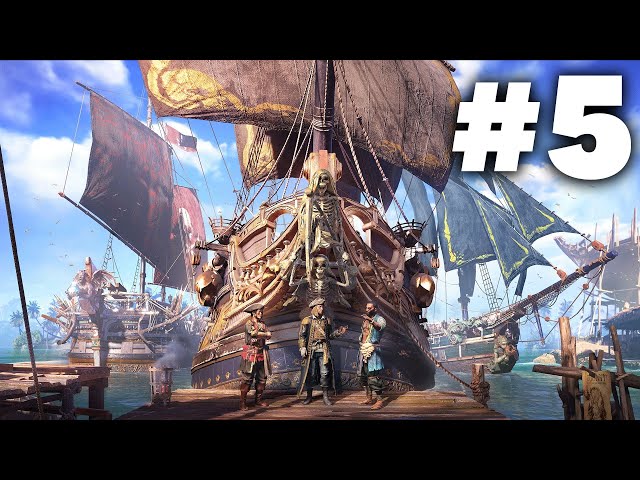 SKULL AND BONES Gameplay Walkthrough Part 5 - OUTNUMBERED AND OUTGUNNED