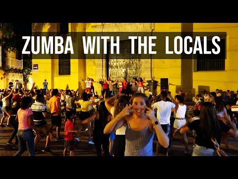 Zumba with Locals at Plaza de la Trinidad