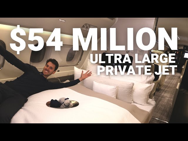 Inside luxury $54M Private Jet | Embraer Lineage 1000E