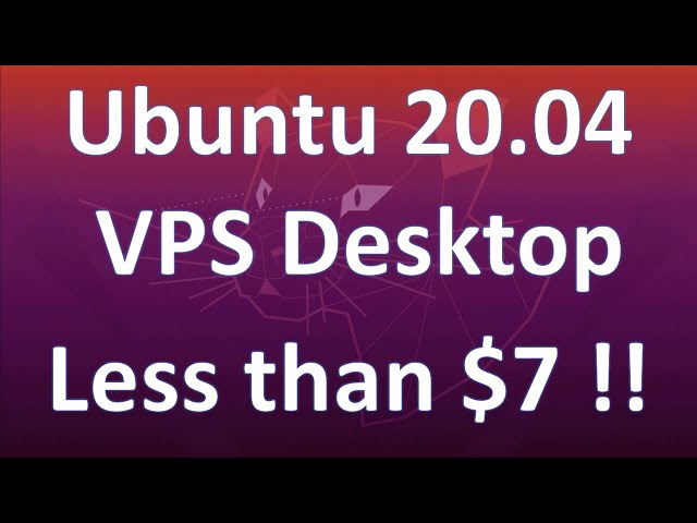 How to Create an Ubuntu 20.04 VPS with GUI Desktop on Contabo using RDP - Step-by-Step Tutorial