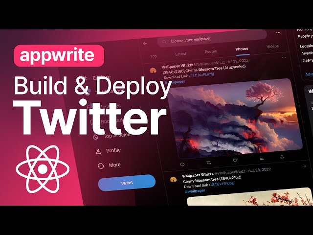 How To Build A Twitter Clone - React Next JS - Appwrite Crash Course