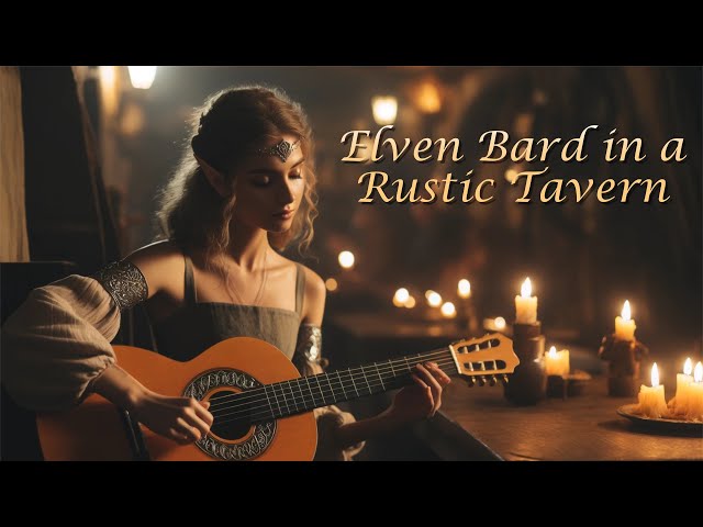 Celtic Relaxing Music  | Elven Bard in a Rustic Tavern | Celtic Guitar and Viola Sounds | Lofi Vibes