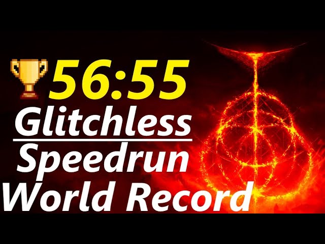Elden Ring Any% Glitchless Speedrun in 56:55 (WORLDS FIRST SUB 57)
