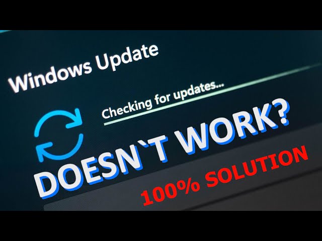 Windows Update doesn`t work? 3 tips to fix windows update error