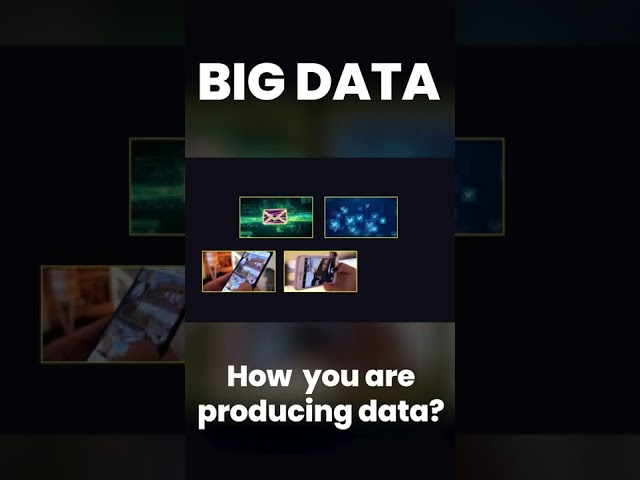 How you are producing data
