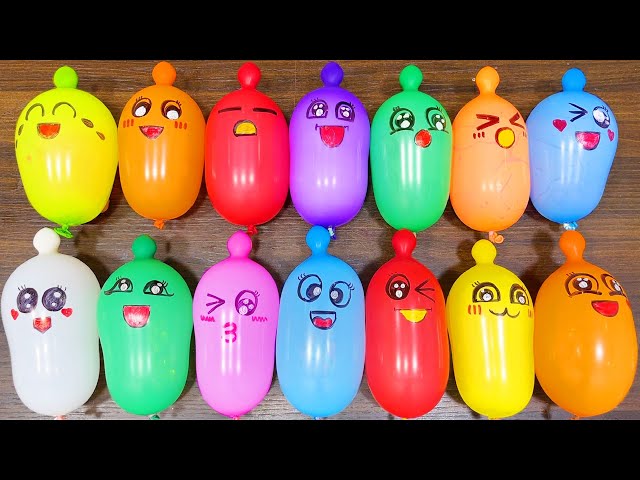 Making GLOSSY Slime with Funny Balloons - Satisfying Slime video #1479