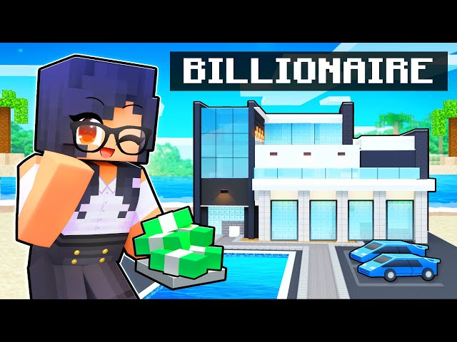 Becoming a BILLIONAIRE'S ASSISTANT in Minecraft!