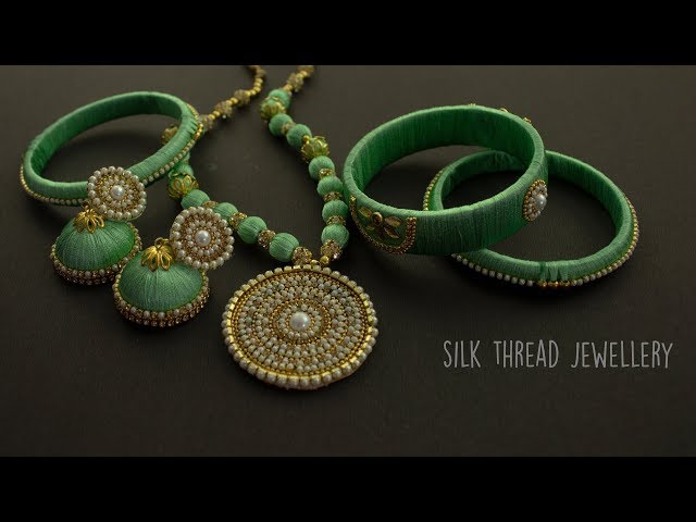 Silk Thread Jewellery | Handmade Jewellery | Jewellery Making