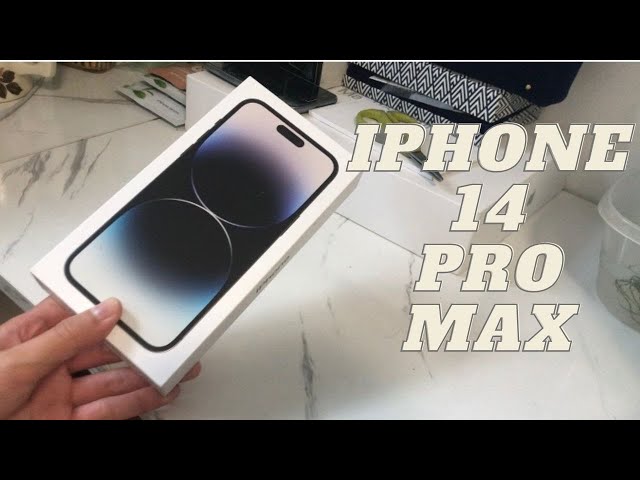 unboxing my new iphone 14 pro max | space black 512GB