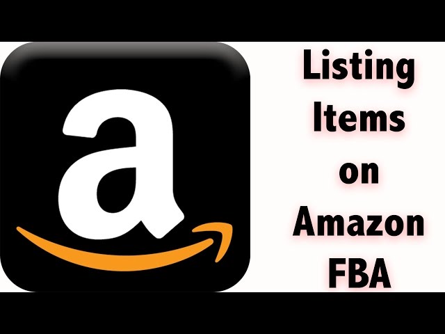 How to list an Item for Amazon FBA & add it to your shipment