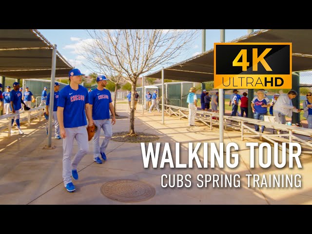 Walking Tour of the Cubs Spring Training Facility in Mesa, Arizona | Baseball Ambience, 4K