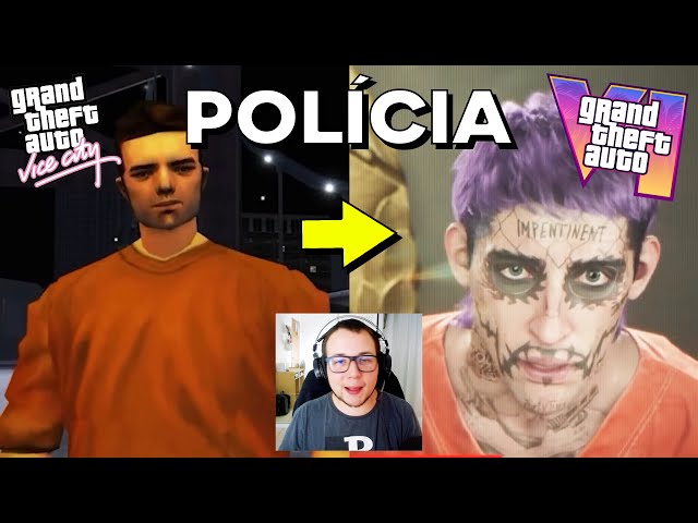 A POLÍCIA de GTA 6 vs. GTA Vice City
