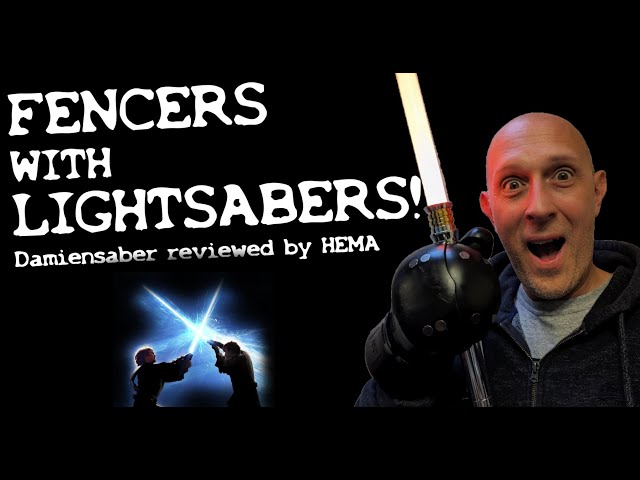 LIGHTSABERS tested by HEMA FENCERS! Star Wars fencing with @Drachinifel !